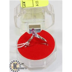 #-53 GENUINE AMETHYST RING
