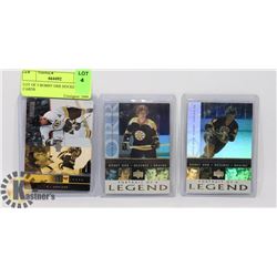 LOT OF 3 BOBBY ORR HOCKEY CARDS