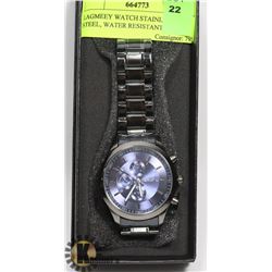LAGMEEY WATCH STAINLESS STEEL, WATER RESISTANT
