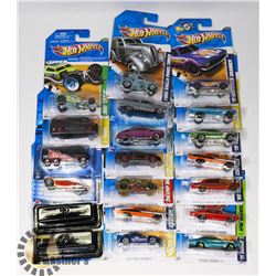 BOX OF 20 HOTWHEELS COLLECTIBLE CARS
