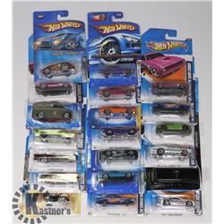 BOX OF 20 HOTWHEELS COLLECTIBLE CARS