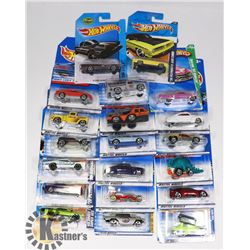 BOX OF 20 HOTWHEELS COLLECTIBLE CARS