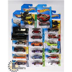 BOX OF 20 HOTWHEELS COLLECTIBLE CARS