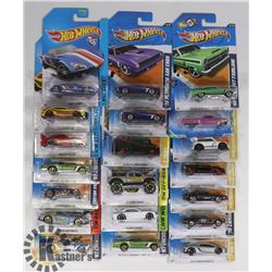 BOX OF 20 HOTWHEELS COLLECTIBLE CARS