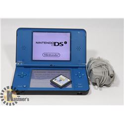 NINTENDO DSIXL WITH CHARGER AND GAMES