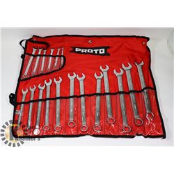 18PC 12PT METRIC WRENCH SET.