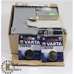 LOT OF VARTA CR2450 3V BATTERIES