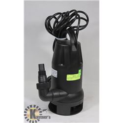 120V SUBMERSIBLE SEWAGE WATER PUMP 1 1/4HP