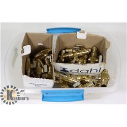 LOT OF DAHL PEX 1/4 TURN BALL VALVES, 24-1/2 VALVE