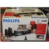Image 1 : PHILLIPS DVD HOME THEATER SYSTEM 1000W DOCK FOR