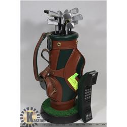 GOLF BAG TELEPHONE.