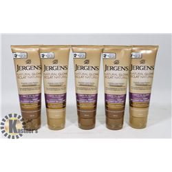 BAG OF JERGENS NATURAL GLOW MOISTURIZER.