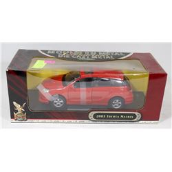 ROAD LEGENDS 2003 TOYOTA MATRIX 1:18 SCALE DIECAST