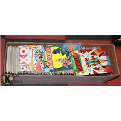 BOX OF ASSORTED COMICS.