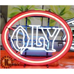 OLY BEER NEON SIGN - WORKS,