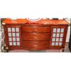 Image 1 : NEW WOOD TONE SIDEBOARD, 63"X19"X33".
