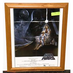 1977 STAR WARS POSTER IN FRAME