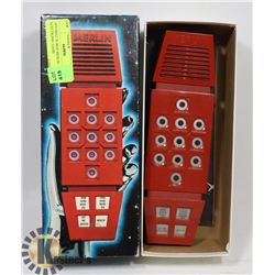 1979 MERLIN ELECTRONIC GAME IN ORIGINAL BOX.