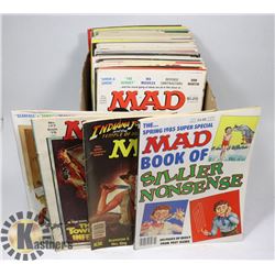APPROX 50 MAD MAGS 1970'S - 80'S COLLECTORS