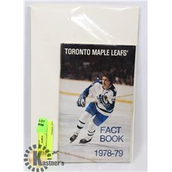 TORONTO MAPLE LEAFS 1978 FACT GUIDE