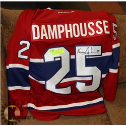 NHL MONTREAL CANADIENS VINCENT DAMPHOUSSE SIGNED