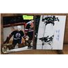 Image 1 : LOT OF 2 EDMONTON OILERS AL HAMILTON SIGNED 8X10