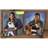 Image 1 : LOT OF 2 WWE HALL OF FAMER HONKY TONK MAN SIGNED