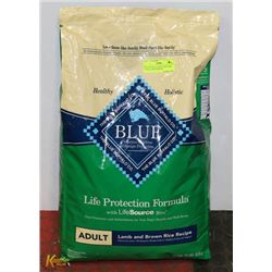 BLUE BUFFALO ADULT DOG FOOD 15LBS LAMB & BROWN