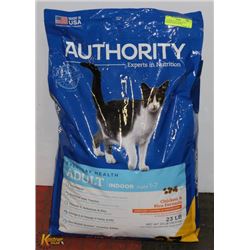 AUTHORITY CAT FOOD ADULT INDOOR 23LBS CHICKEN