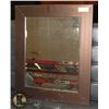 Image 1 : WOOD TONE FRAMED MIRROR