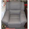 Image 1 : NEW 36" GREY FABRIC ELECTRIC RECLINING CHAIR