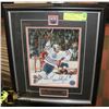 Image 1 : EDMONTON OILERS MIKE KRUSHELNYSKI SIGNED FRAMED