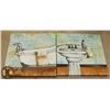 Image 1 : PAIR OF SHOWHOME CANVAS PICTURES