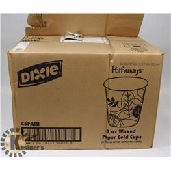 CASE OF DIXIE 3OZ PAPER CUPS