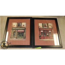 PAIR OF SHOWHOME FRAMED PICTURES