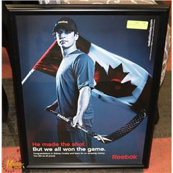 SIDNEY CROSBY FRAMED PICTURE.