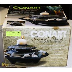 CONAIR SERENITY POND WITH CANDLE