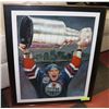 Image 1 : FRAMED MARK MESSIER PORTRAIT PRINT BY TAG KIM