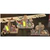 Image 1 : 3 SETS OF VINTAGE 3D CERAMIC BOOKENDS.