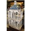 Image 3 : 2 STORY ANTIQUE WOODEN BIRD CAGE-CREAM FINISH