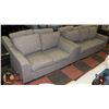 Image 1 : FABRIC GREY 87" SOFA & 64" LOVE SEAT.