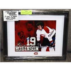 LARRY ROBINSON GUARANTEED AUTHENTIC AUTOGRAPH
