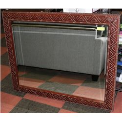 FRAMED MIRROR 46"X32".-AS IS