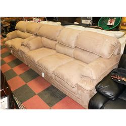 NEW MICROFIBER 84" SOFA AND 62" LOVESEAT
