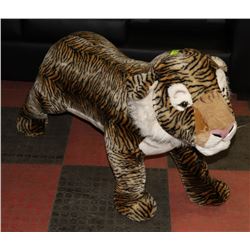 LARGE STAND UP STUFFED TIGER STEEL FRAME