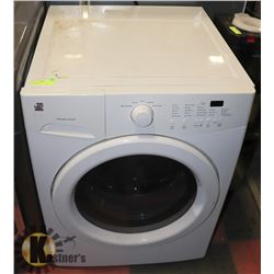 KENMORE WHITE WASHING MACHINE.