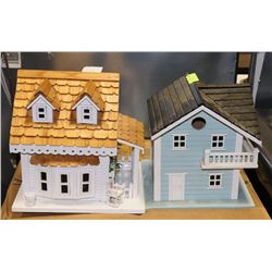 PAIR OF DOLL HOUSES