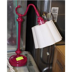 HOT PINK METAL LAMP