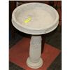 Image 1 : CONCRETE 2 PIECE BIRDBATH