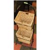 Image 1 : WICKER BASKET ON STAND